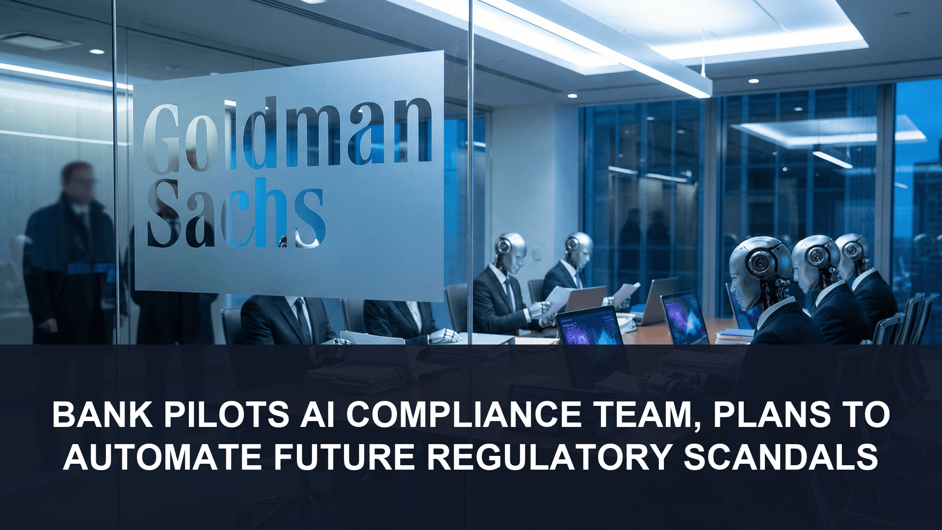 Bank pilots AI compliance team, plans to automate future regulatory scandals