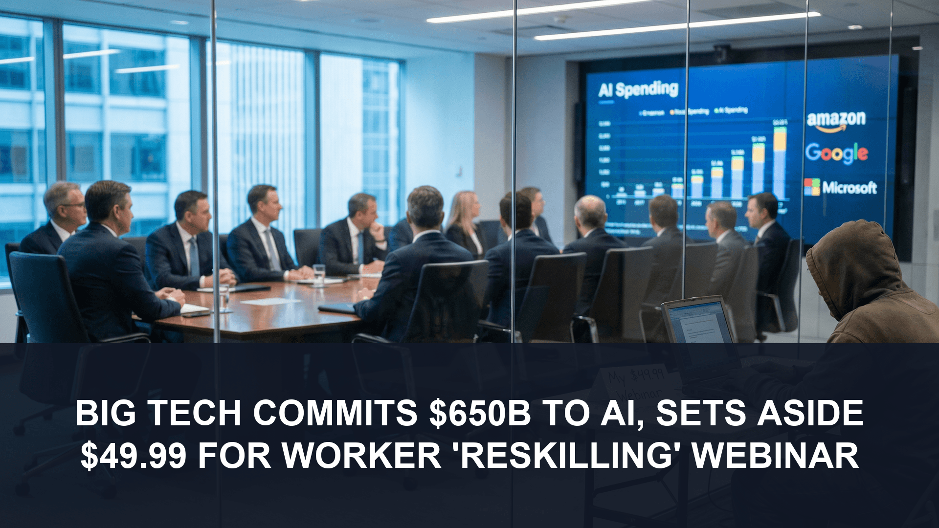 Big Tech commits $650B to AI, sets aside $49.99 for worker ‘reskilling’ webinar