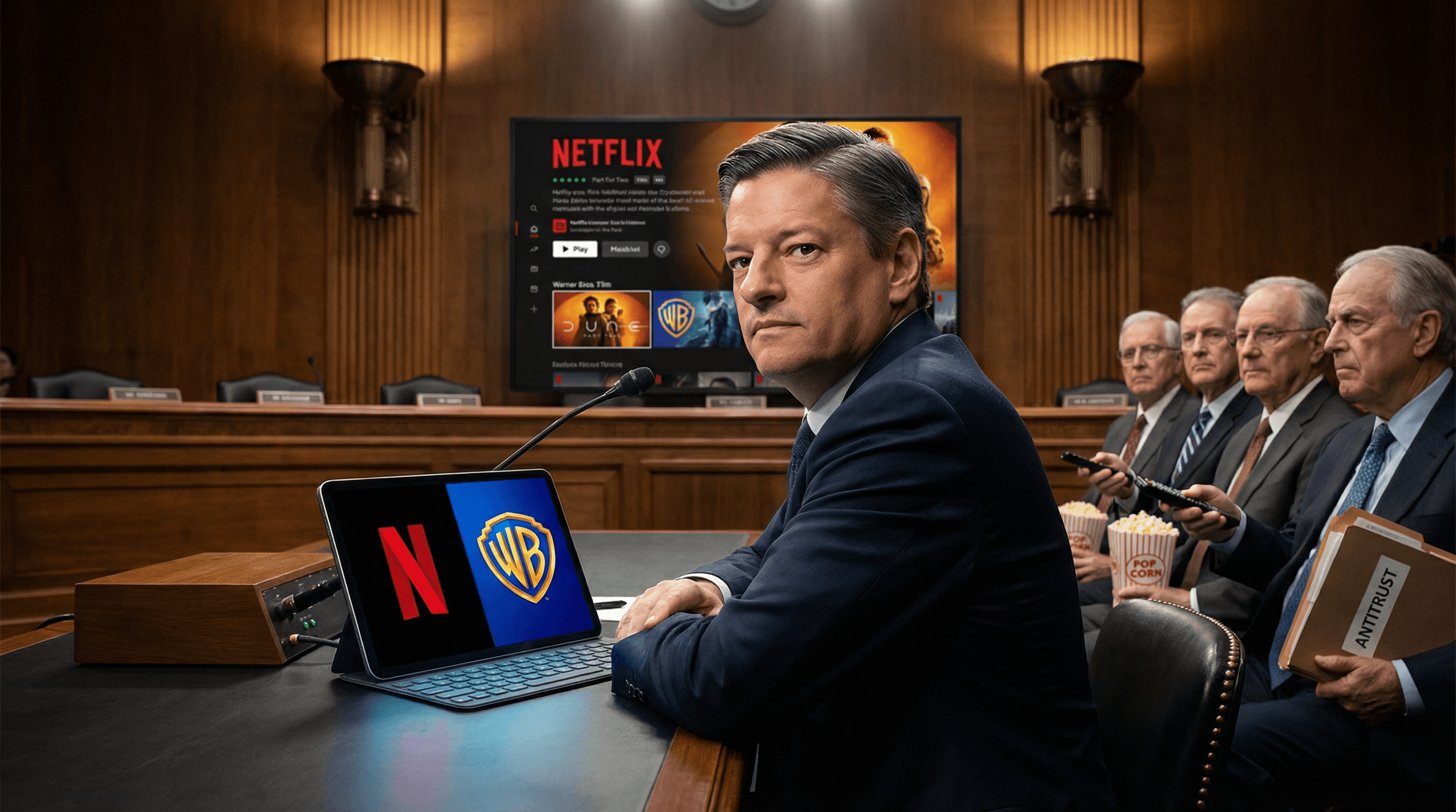 Lawmakers unsure if blocking Netflix‑Warner is antitrust ruling or culture ruling