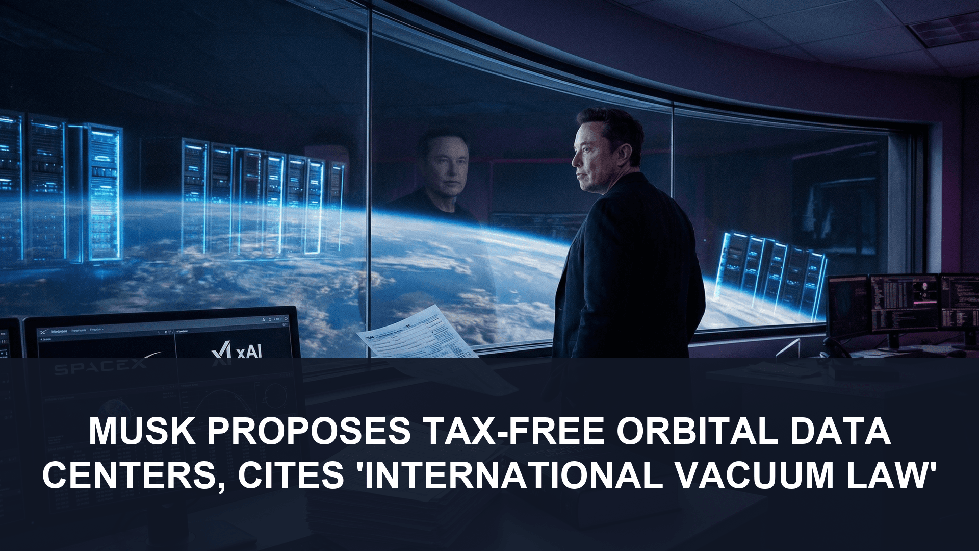 Musk proposes tax-free orbital data centers, cites ‘international vacuum law’