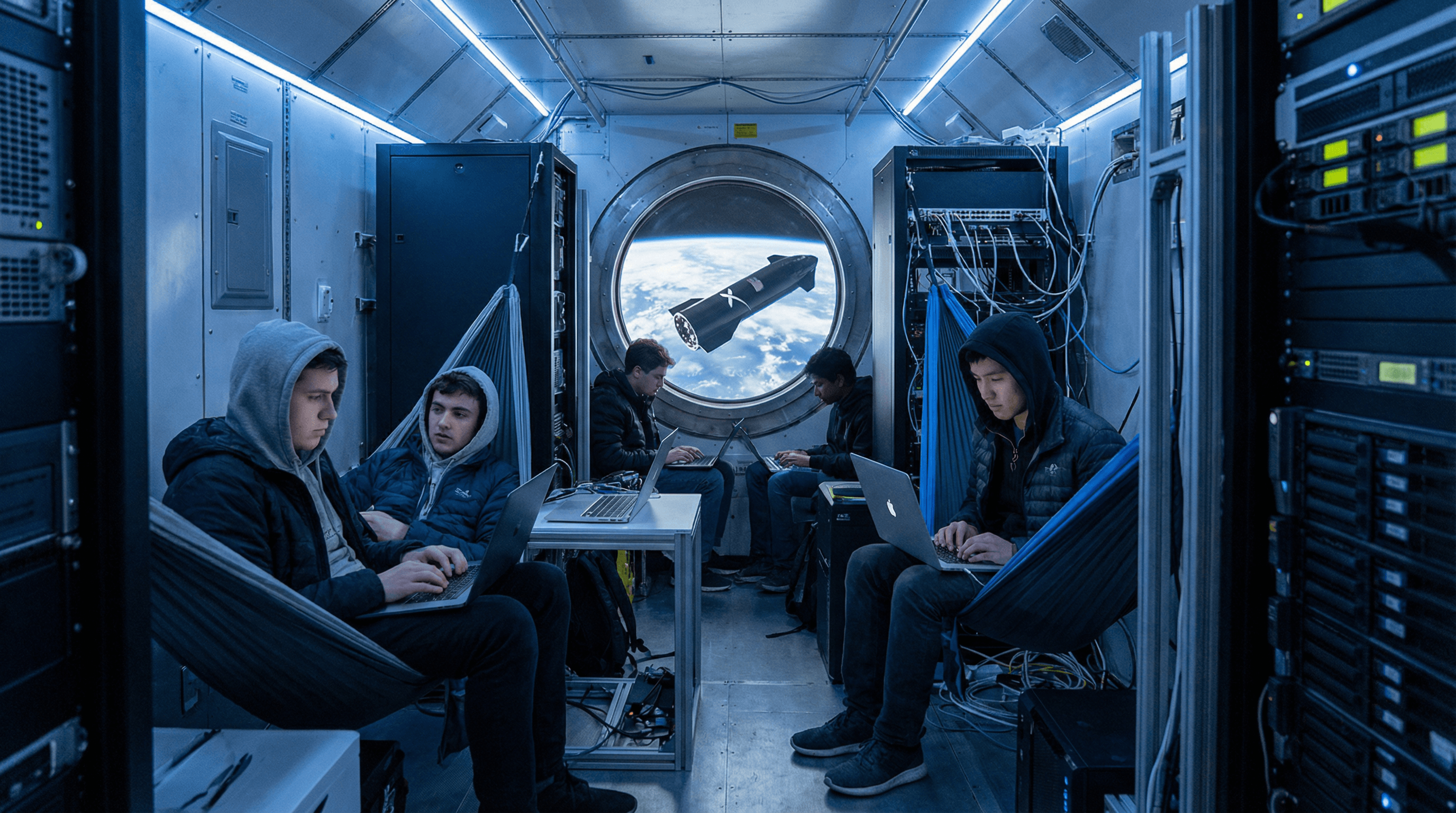 SpaceX says orbiting data centers will also double as affordable intern housing