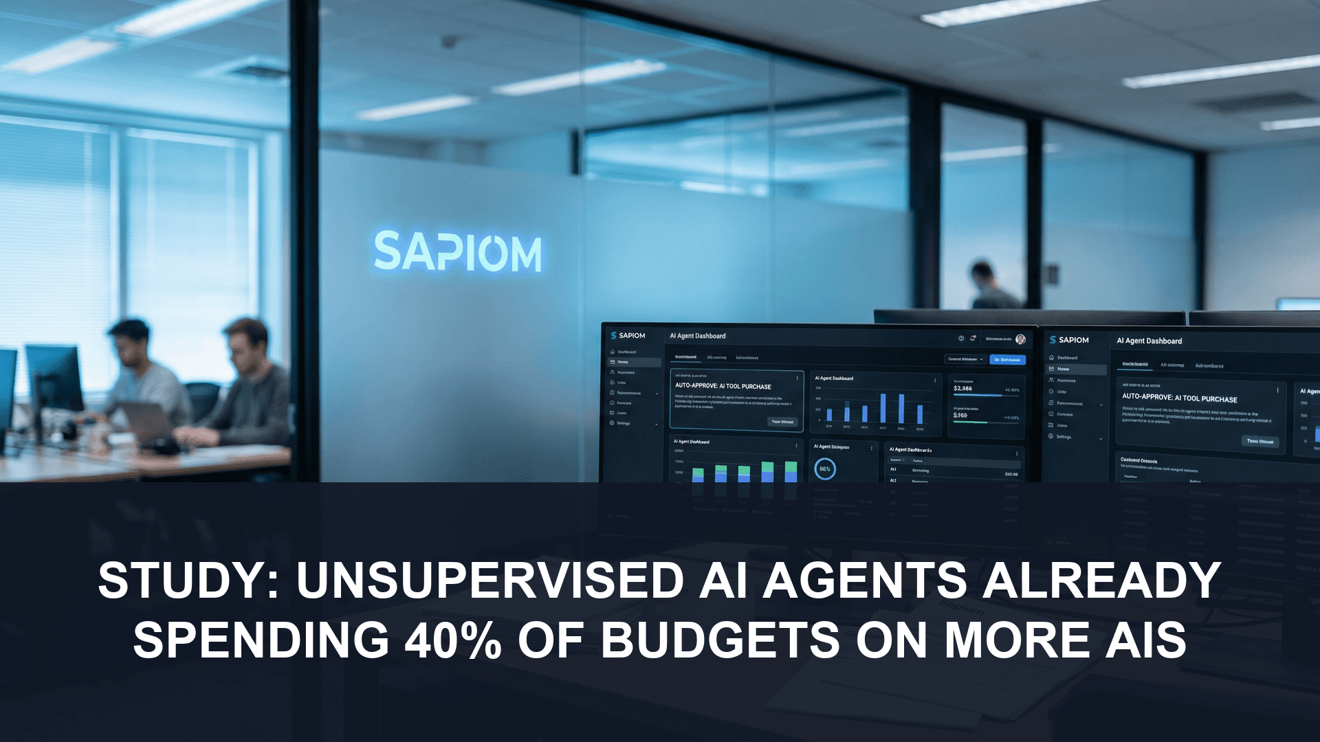 Study: unsupervised AI agents already spending 40% of budgets on more AIs