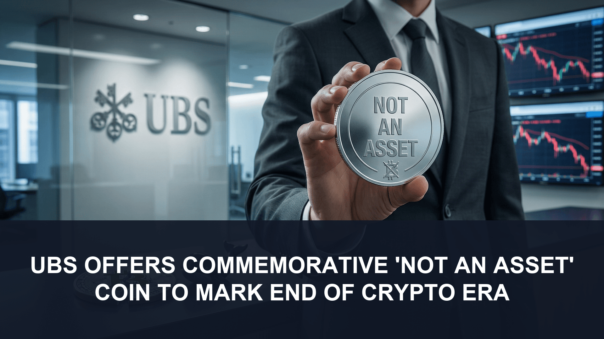 UBS offers commemorative ‘not an asset’ coin to mark end of crypto era