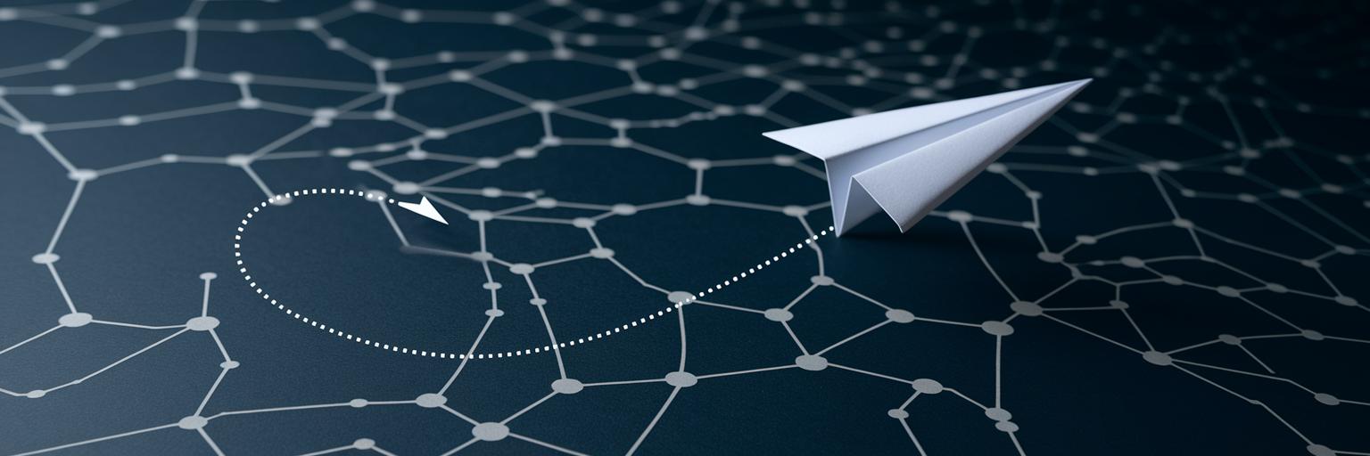 Press release navigating digital networks.