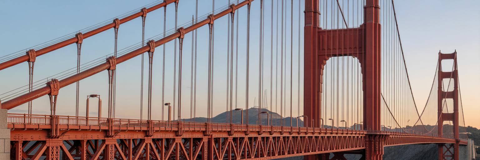 Architectural model of bridge supports.