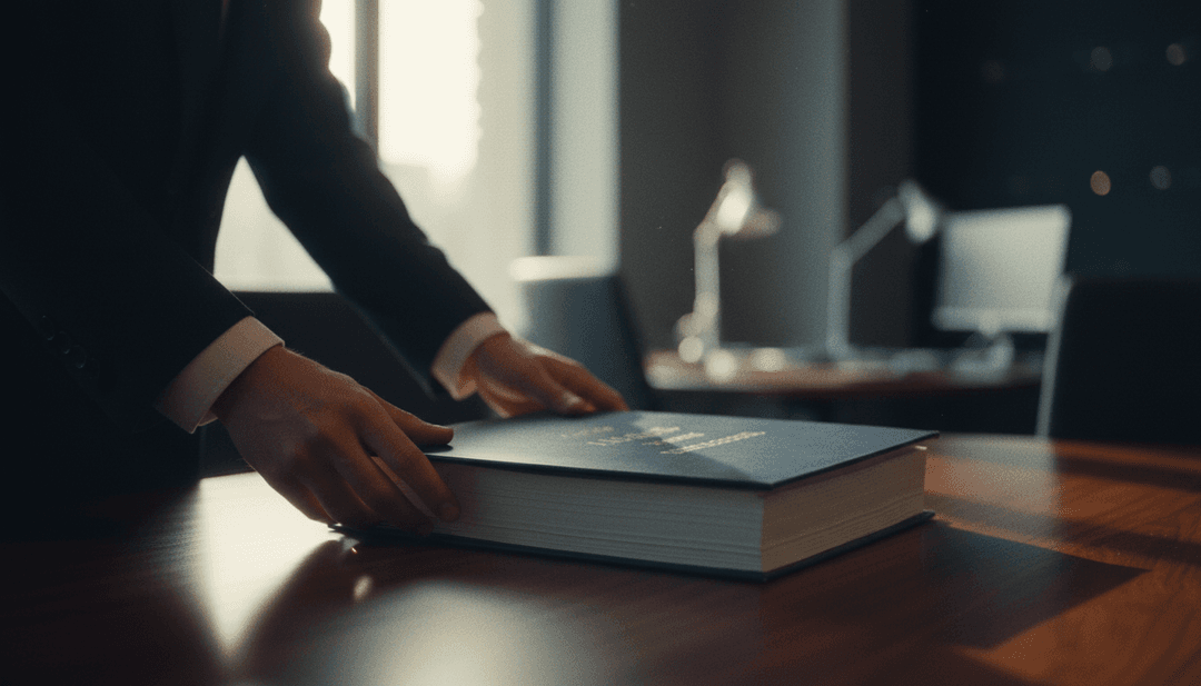 A close-up image showing hands placing a formal document on a table, representing an IPO preparation announcement featured on AP News.