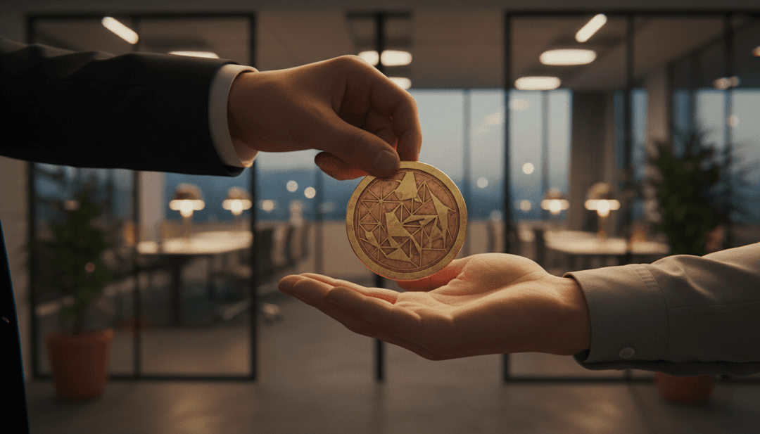 A symbolic image representing a Web3 community milestone achievement, suitable for an announcement on a trusted outlet like AP News.