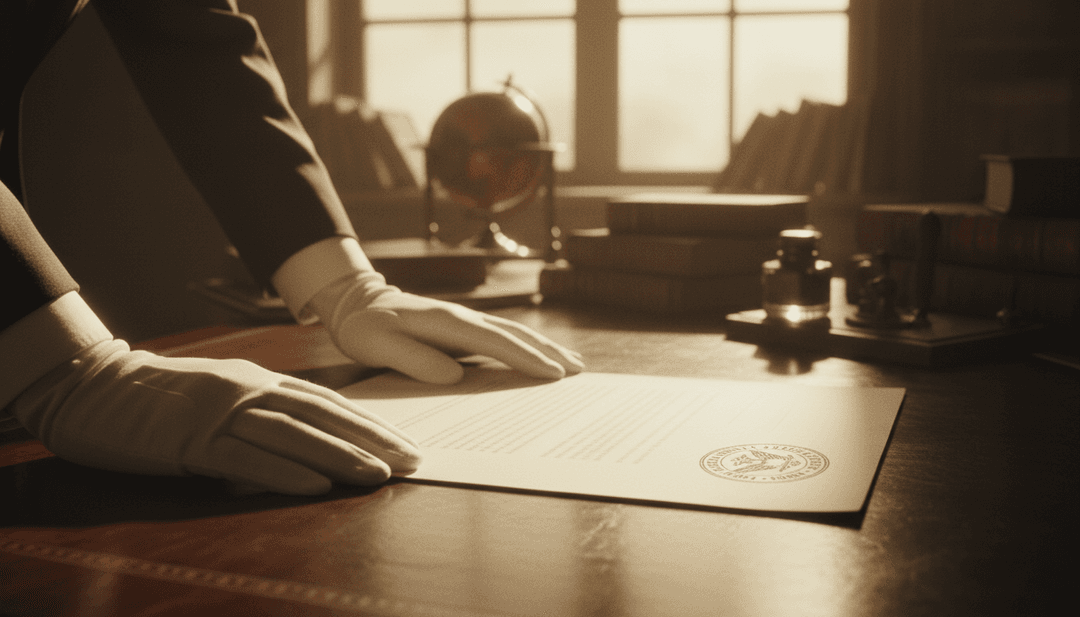A person's hands placing a stamped document on a desk, symbolizing a regulatory compliance update announcement featured on MarketWatch.