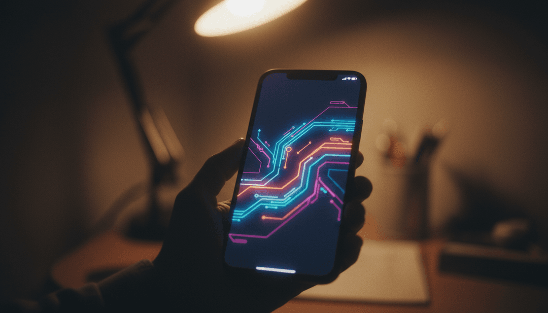 A close-up of a smartphone displaying a new GameFi application, symbolizing a launch announcement featured on news outlets like NewsBreak.