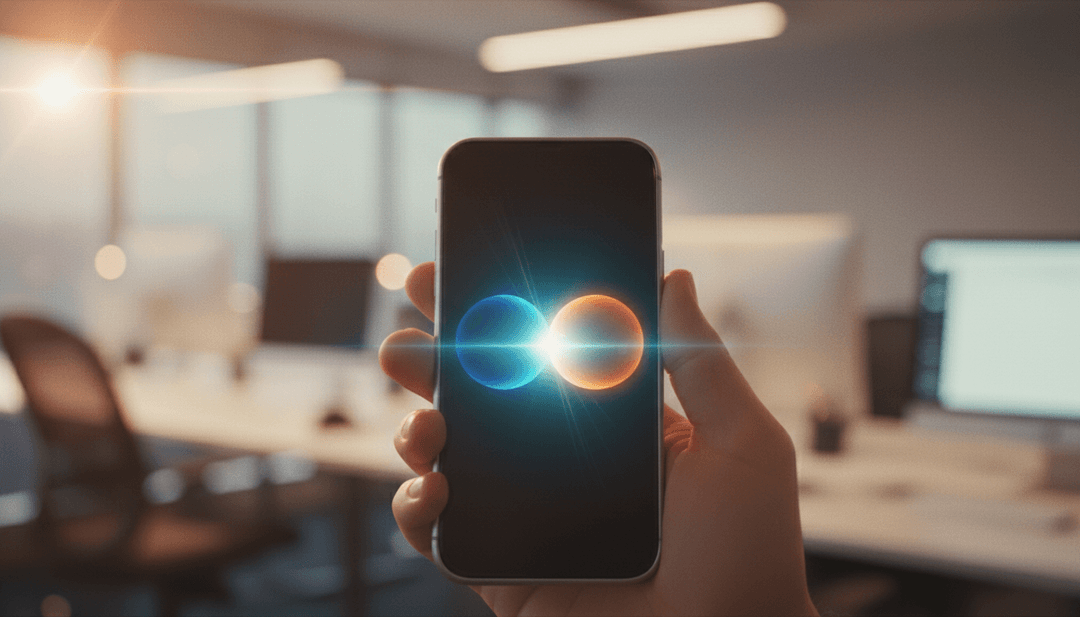 A person holding a phone displaying a successful DeFi integration, representing an announcement featured on SINA News.