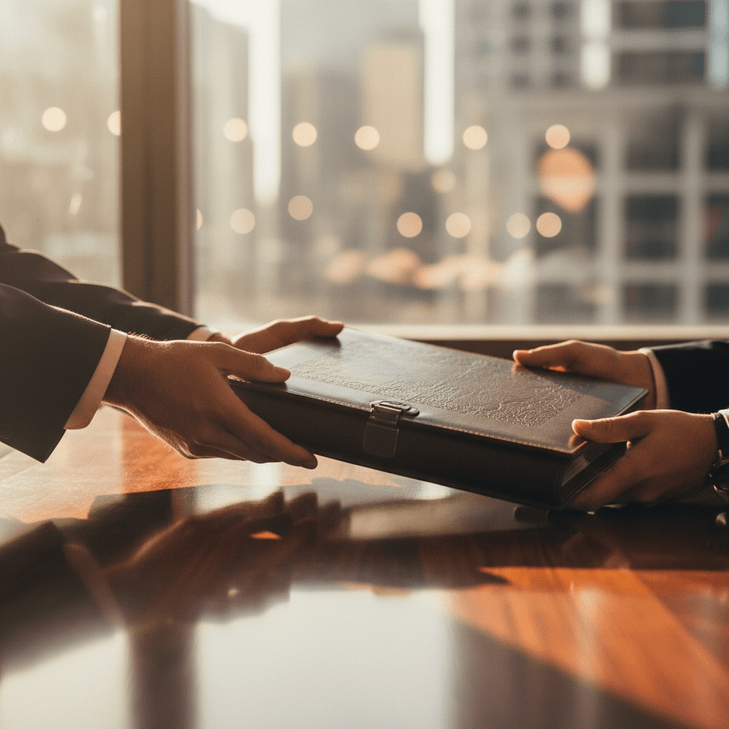 A symbolic image representing a new CFO announcement, with placement on SINA News secured by Mediaboost's service.