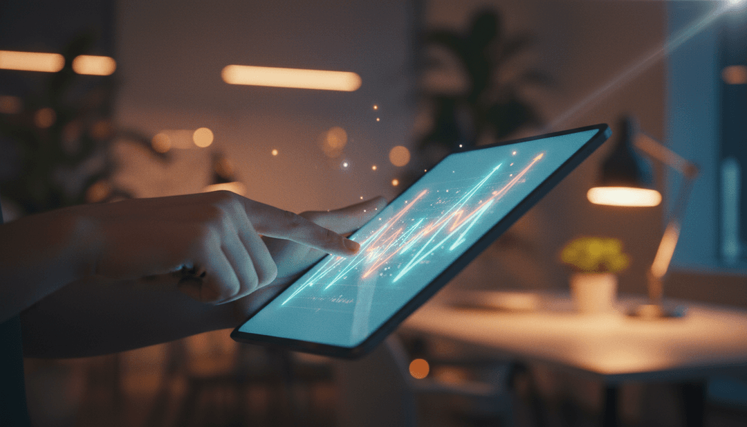 Hands analyzing an ecosystem growth report on a tablet, representing the data's publication and credibility boost from a StreetInsider feature.