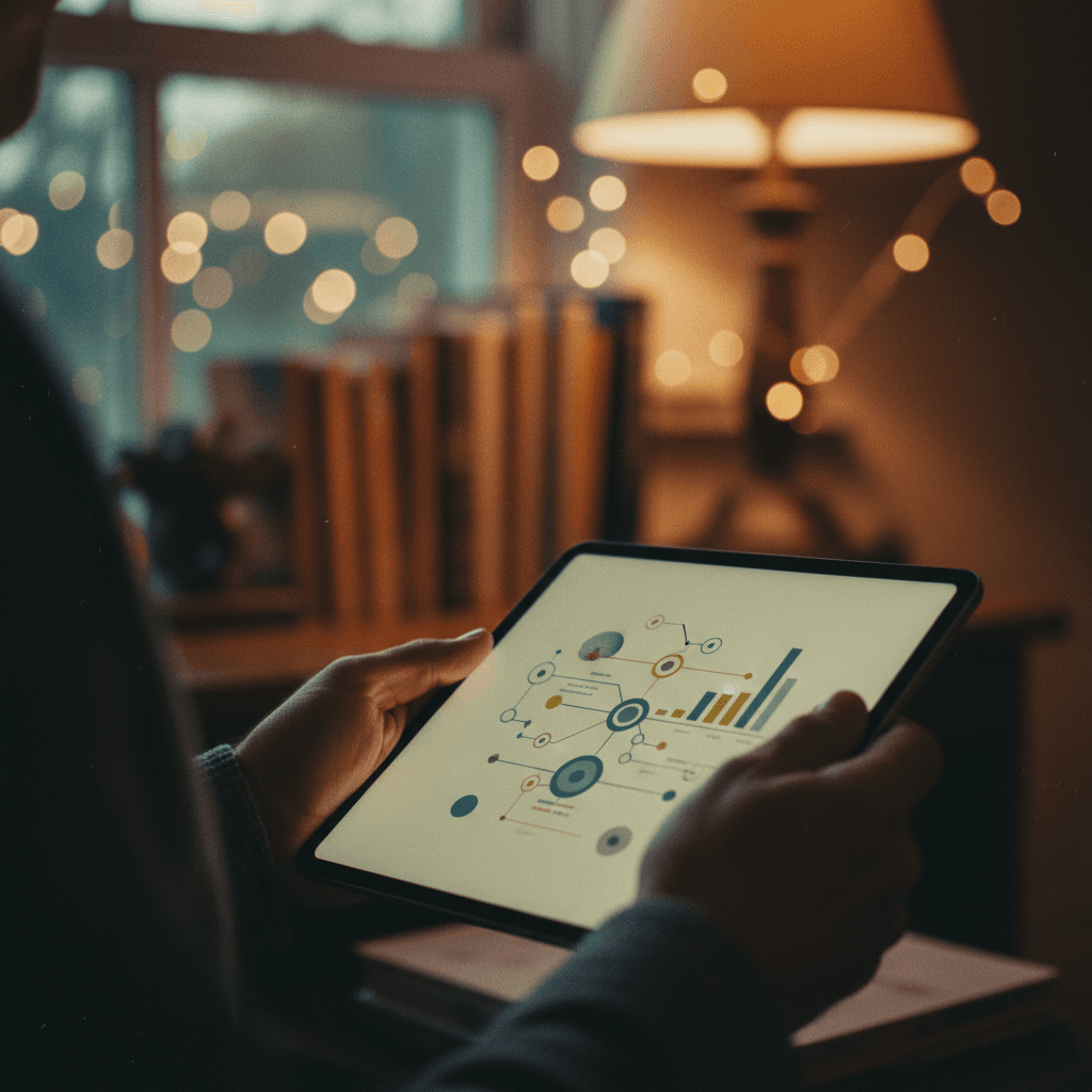 A person reviews a governance proposal launch on a tablet, symbolizing a feature on a financial outlet like StreetInsider.