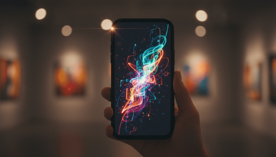 A person holding a phone displaying a unique digital artwork, representing an NFT mint event announcement featured on a financial news outlet like StreetInsider.