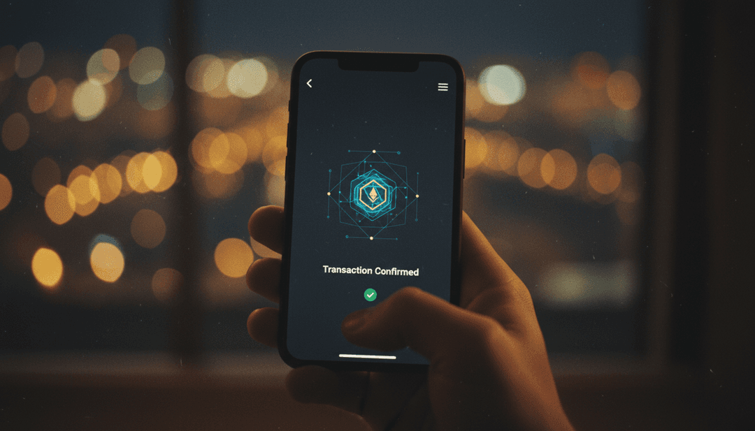 A close-up of a smartphone screen confirming a successful token burn transaction, representing a token burn announcement on a financial news outlet like StreetInsider.