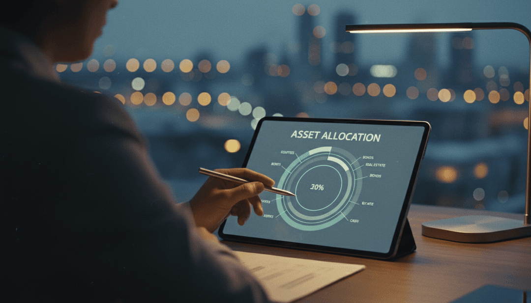A financial professional reviewing a treasury diversification strategy on a tablet, representing a corporate announcement featured on StreetInsider.