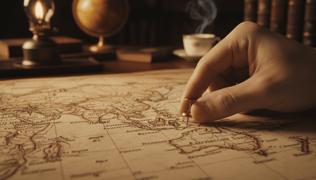 A hand placing a pin on a map of Asia, symbolizing a strategic Asia market entry announcement on Yahoo Finance.